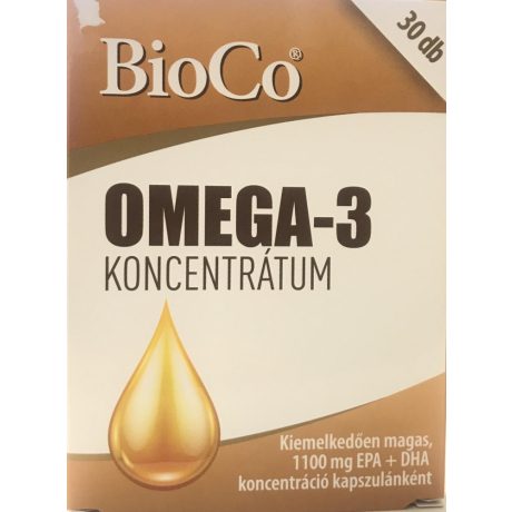 BIOCO OMEGA-3 koncentrátum kapszula 30 db