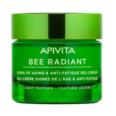 APIVITA BEE RADIANT bőröregedég és fáradtság jelei elleni gél-krém light 50 ml