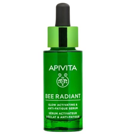 Apivita BEE RADIANT BŐRÖREGEDÉS ÉS FÁRADTSÁG JELEI ELLENI, RAGYOGÁST AKTIVÁLÓ SZÉRUM - 30 ml