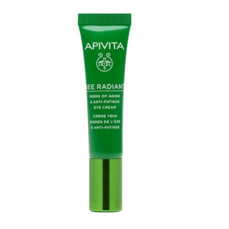 Apivita BEE RADIANT BŐRÖREGEDÉS ÉS FÁRADTSÁG ELLENI FRISSÍTŐ SZEMKÖRNYÉKÁPOLÓ - 15 ml