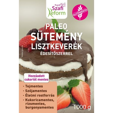 SZAFI REFORM PALEO SÜTEMÉNY LISZTKEVERÉK ÉDESÍTŐSZERREL (GLUTÉNMENTES) 1000 G