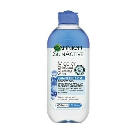 GARNIER Skin micellás víz érzékeny bőrre és szemre 400 ml